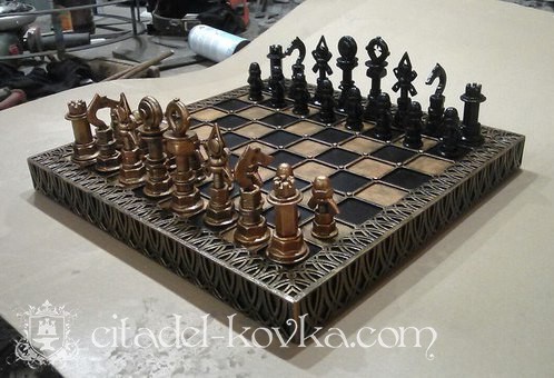 Шахматы в стиле индастриал фотография 1