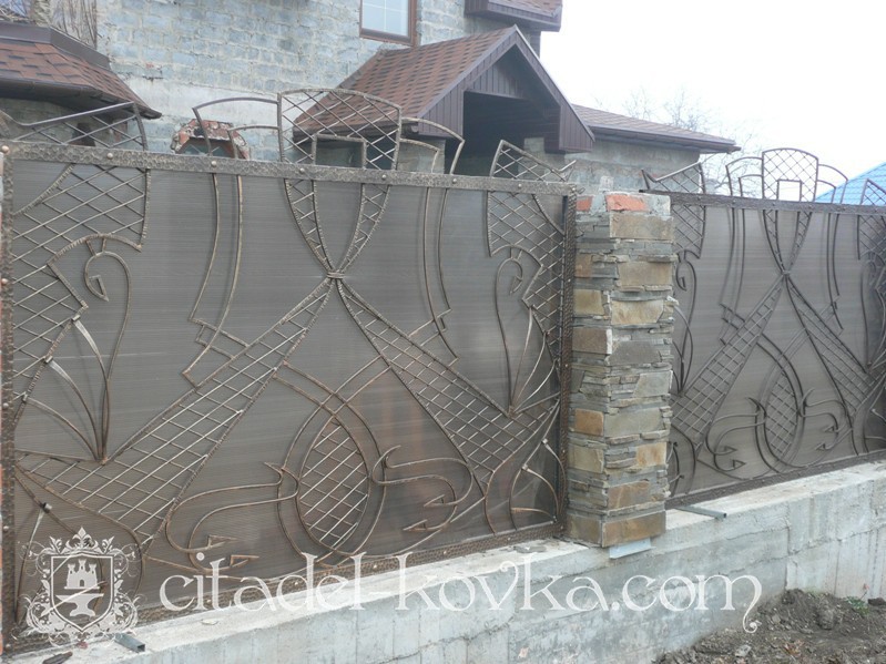Забор кованый Кельтик фотография 1