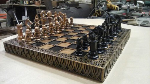 Шахматы в стиле индастриал фотография 5