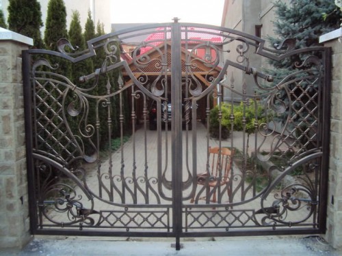 Кованые ворота "Модерн"