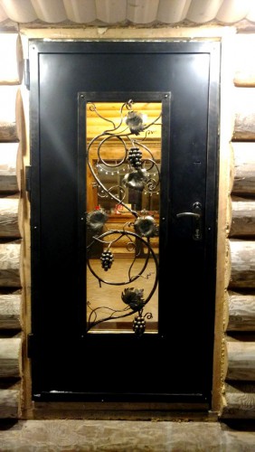 Двери кованые  Виноградная классика фотография 4