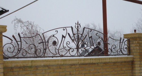 Забор кованый Модерн фотография 2