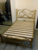 Кровать в бронзовом цвете | Кузница Цитадель